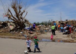 Oklahoma Residents Clean Up After Tornado Disaster